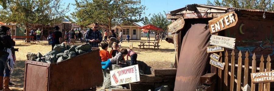 Explore the Haunted Gold Mine and Mining Town